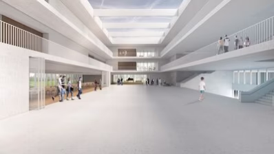 Atrium im Innerender Schule.