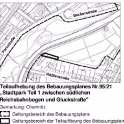 Fr&uuml;hzeitige Beteiligung der &Ouml;ffentlichkeit zur Teilaufhebung des Bebauungsplans Nr. 95/21:  Geben Sie Ihre Stellungnahme dazu ab!