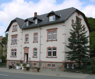 Das klaffenbacher Rathaus.