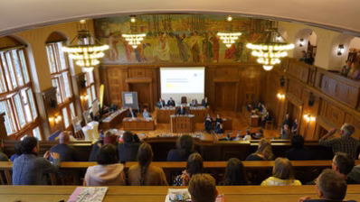 Der Stadtverordnetensaal des Rathauses war zur Einwohnerversammlung gut gefüllt.