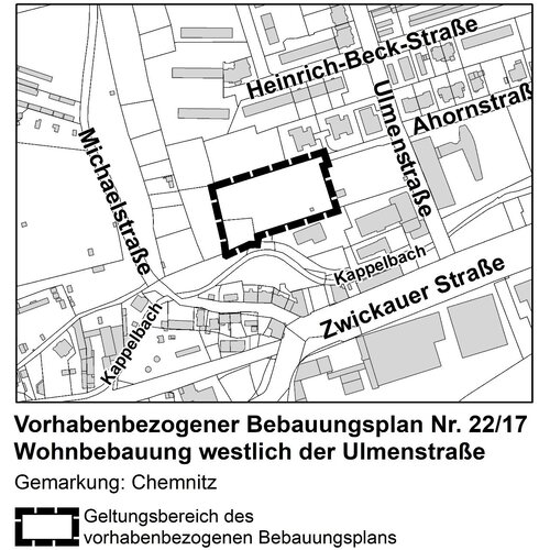 Publication of the project-related development plan no. 22/17 Residential development west of Ulmenstraße: Do you have any suggestions, objections or comments?