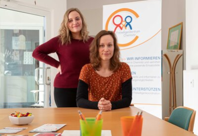 Jeannine Pohland (l.) und Nina Krauße vom Freiwilligenzentrum Chemnitz