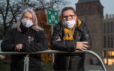 Christian Frank und Daniela Lieberwirth von Lukas' Stern e. V.