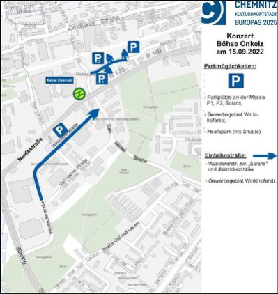 Übersicht Parkmöglichkeiten