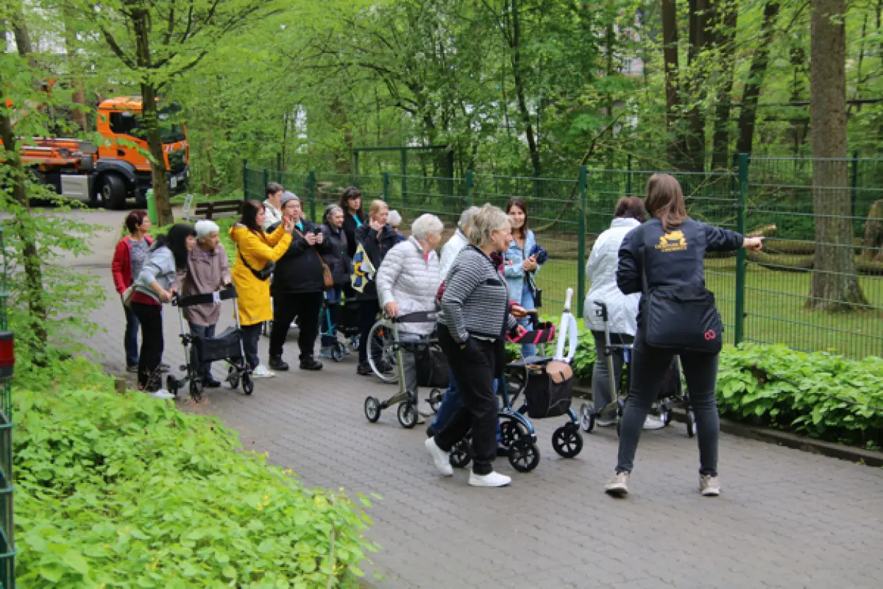 Der Tierpark Chemnitz bietet F&uuml;hrungen an, die speziell auf Menschen mit Demenz ausgerichtet sind.