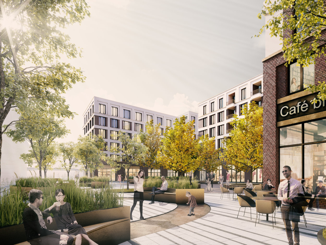 So könnte es im Quartier künftig aussehen.