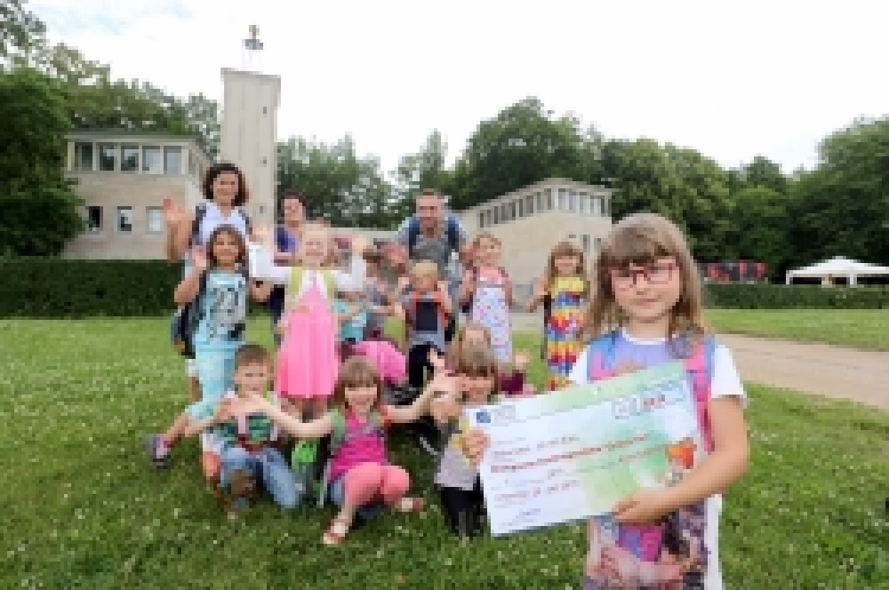 Die Preistr&auml;ger des Umweltpreises der Kindertagesst&auml;tte "Gro&szlig; & Klein" / Peter Zschage