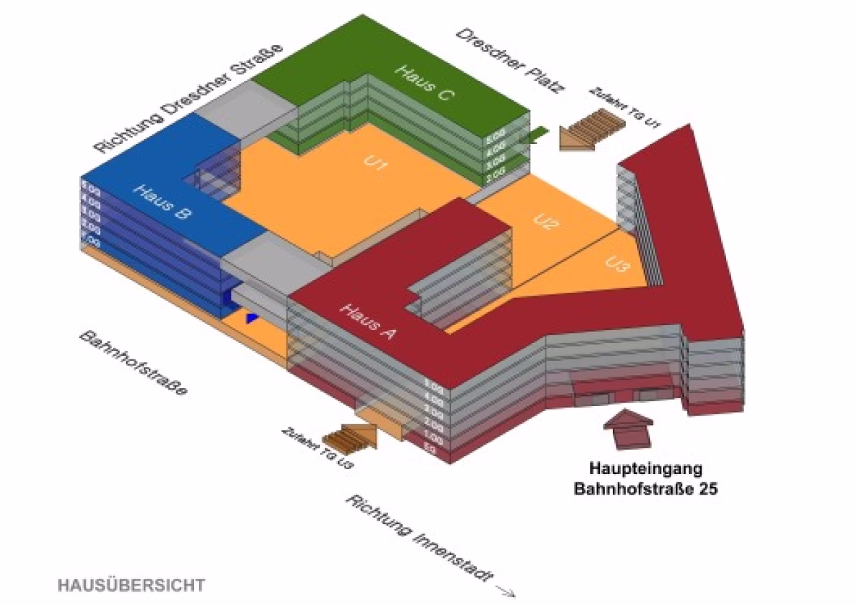 Das neue Technische Rathaus in der &Uuml;bersicht