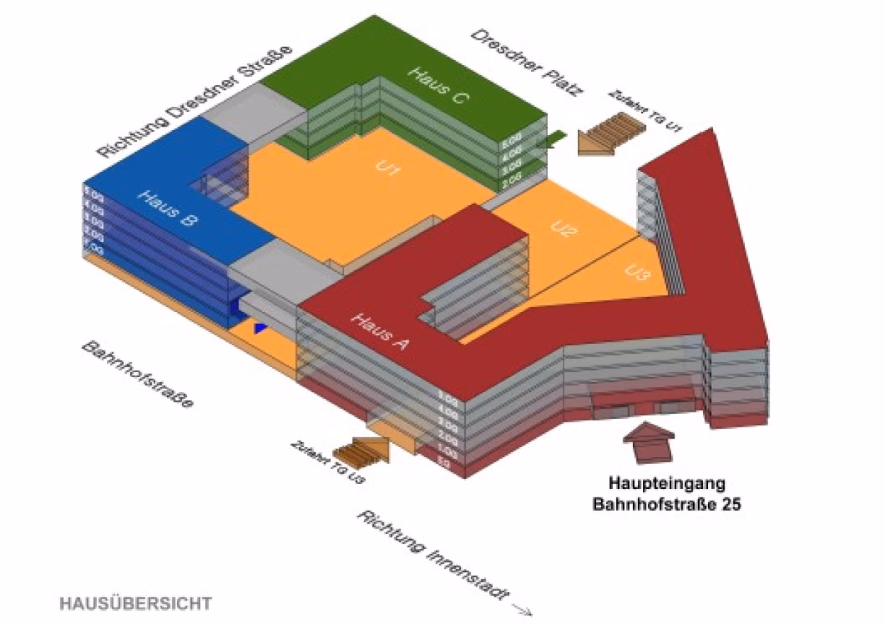 Das neue Technische Rathaus in der Übersicht