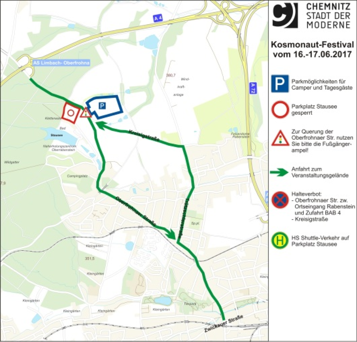 Pd0358 Kosmonaut Festival Übersichtsplan Verkehr