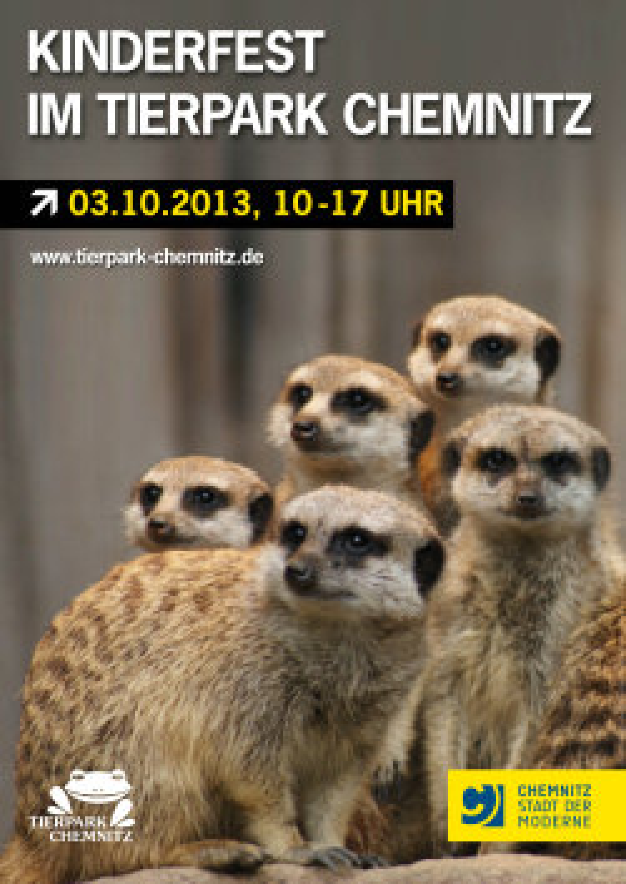 Plakat  zum Kinderfest im Tierpark Chemnitz
