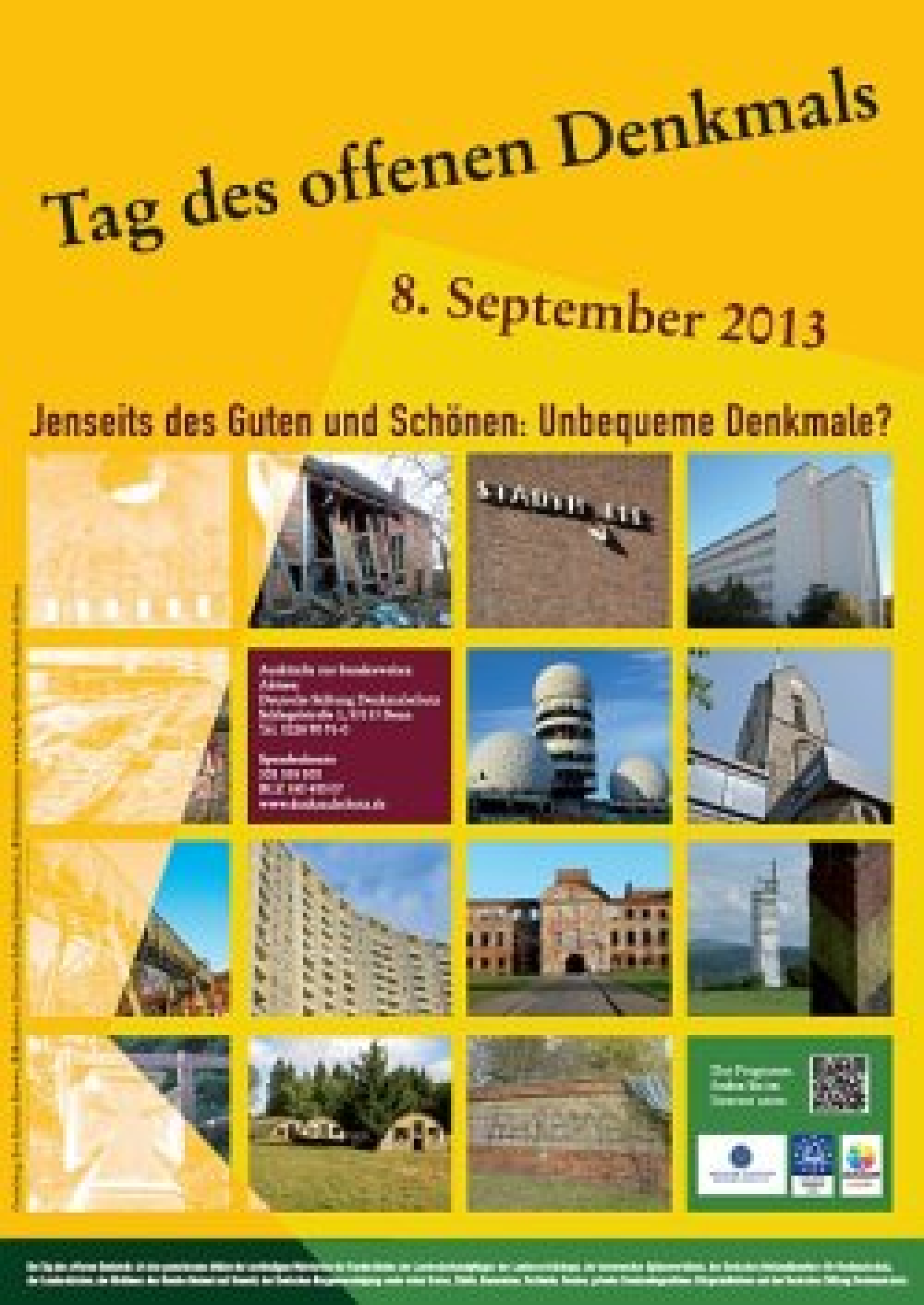 Plakat  zum Tag des offenen Denkmals 2013