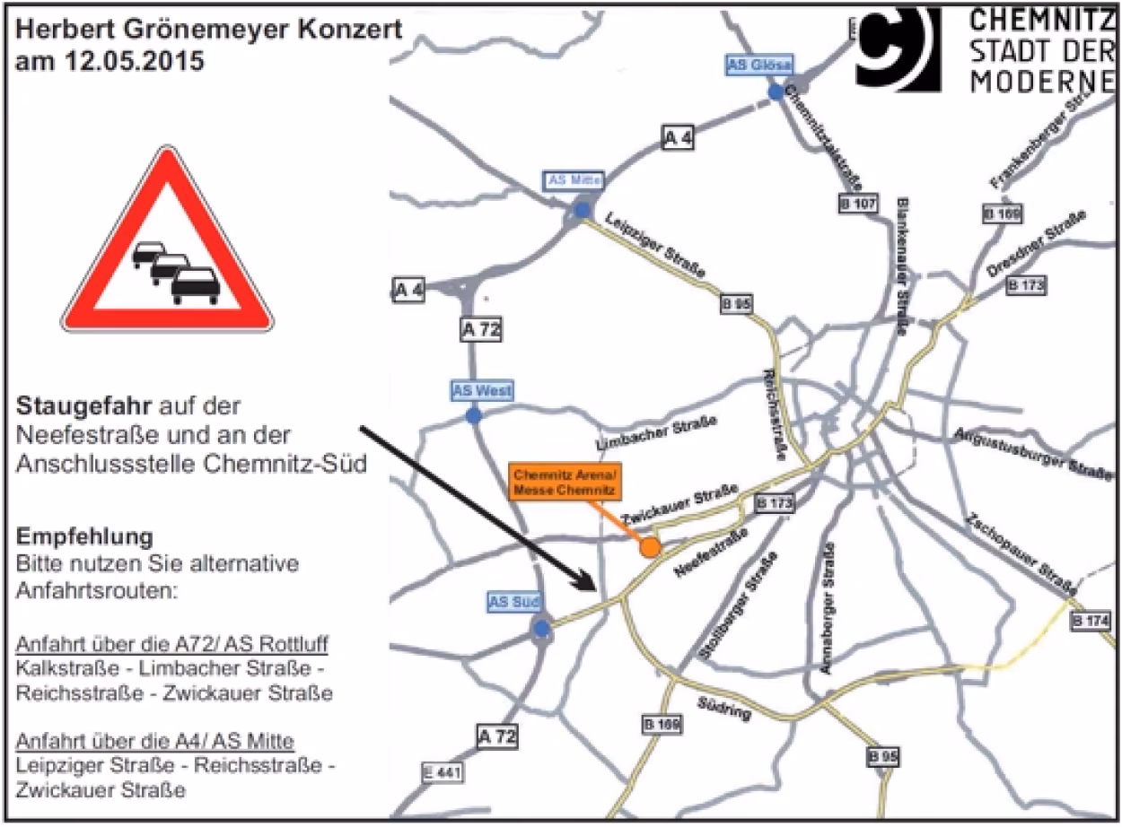 Anfahrtsmöglichkeiten Herbert-Grönemeyer-Konzert