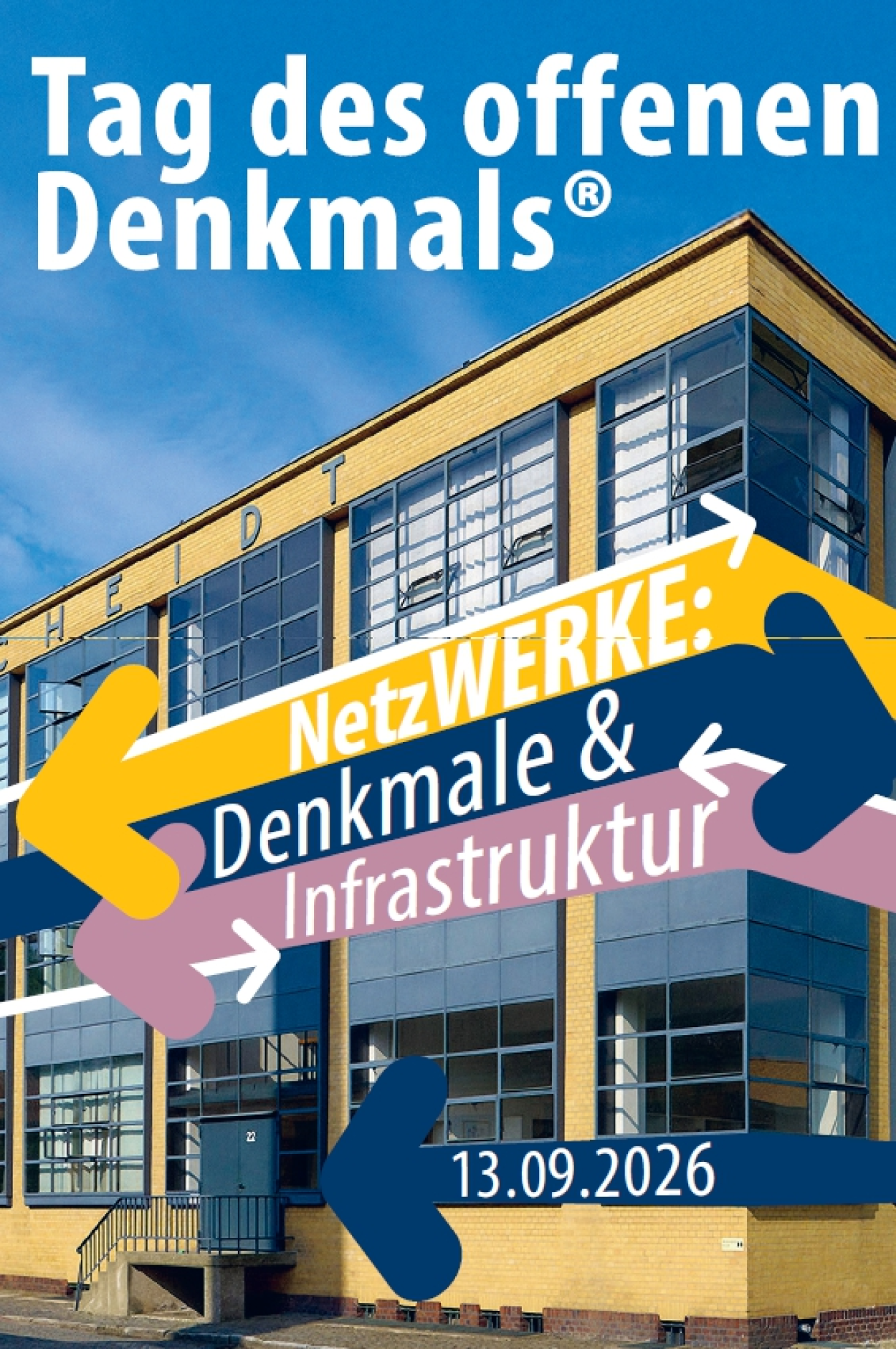 Titelmotiv des Flyers zum Tag des offenen Denkmals 2026