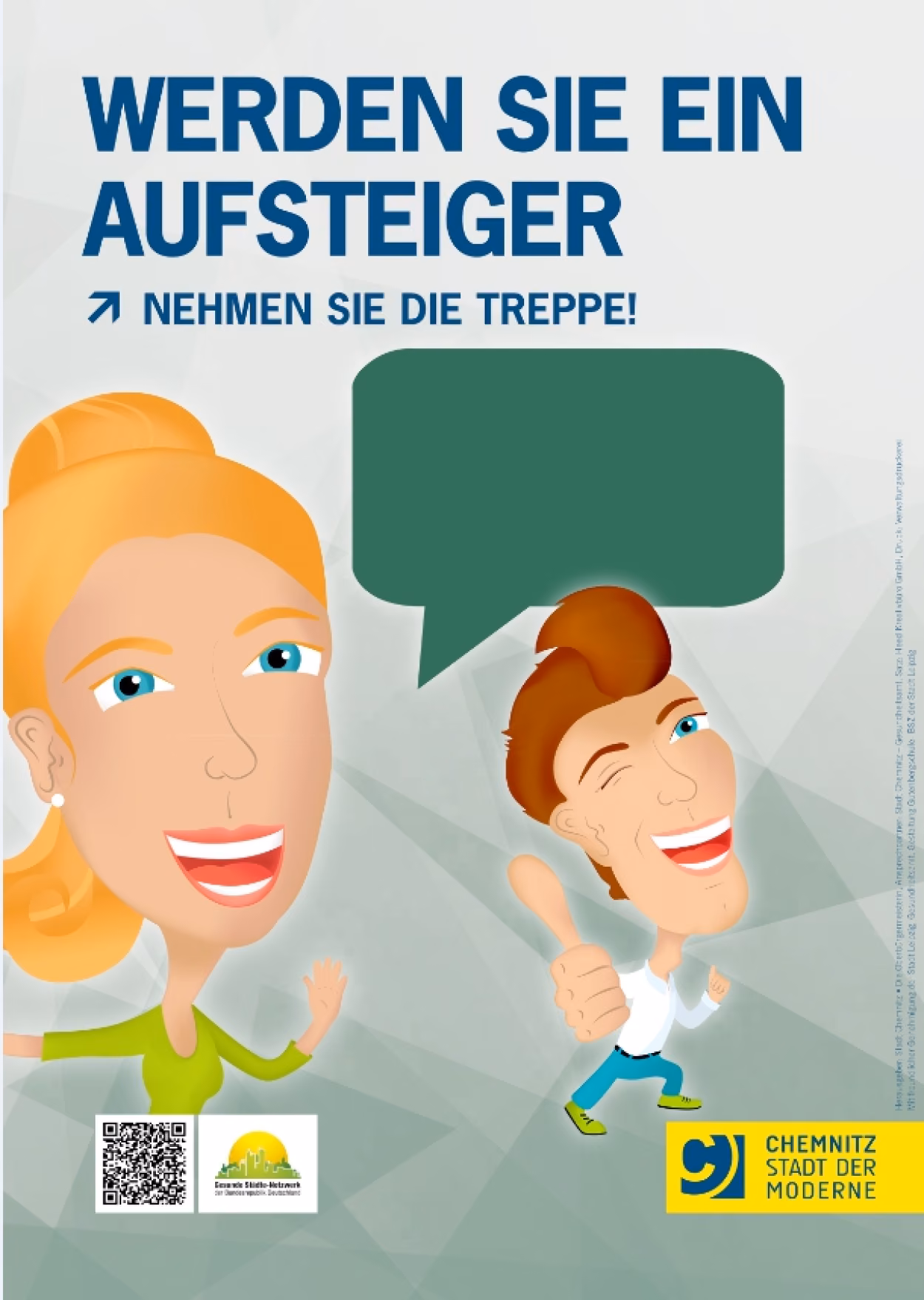 Plakataktion des Amtes für Gesundheit und Prävention der Stadt Chemnitz