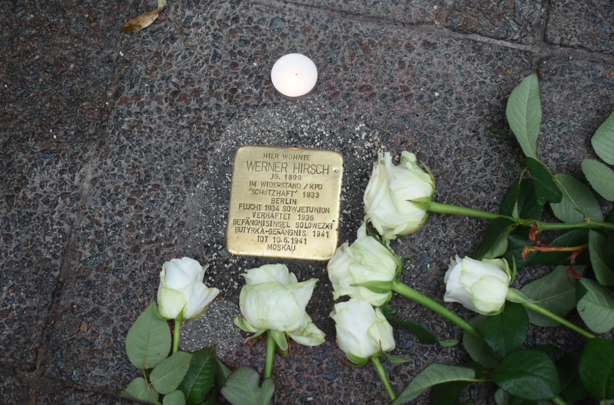 Stolperstein für Werner Hirsch