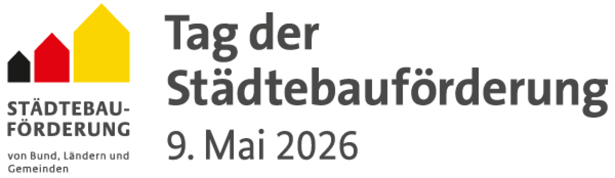 Logo zum Tag der Städtebauförderung am 9. Mai 2026