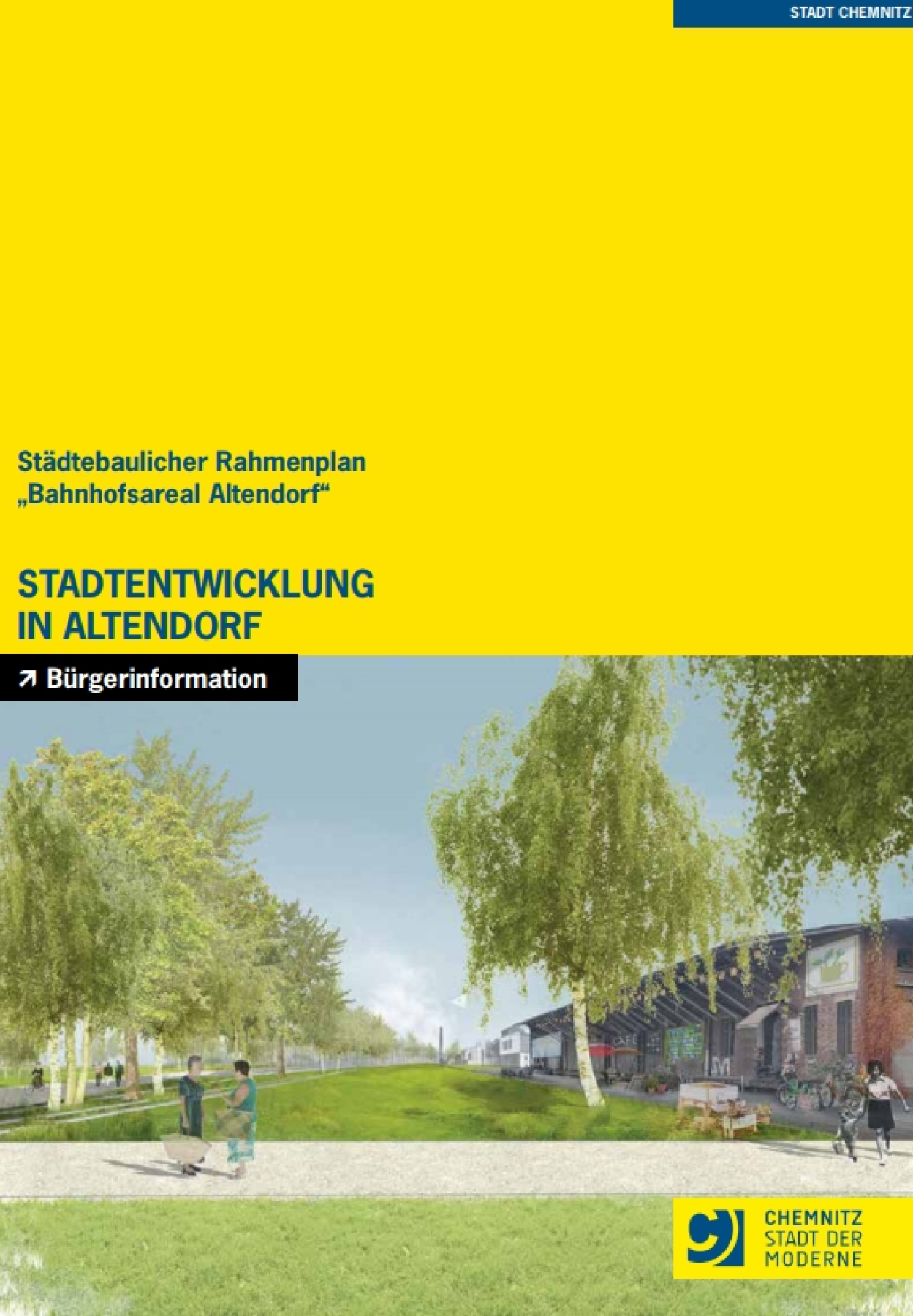 Broschüre "Stadtentwicklung in Altendorf"
