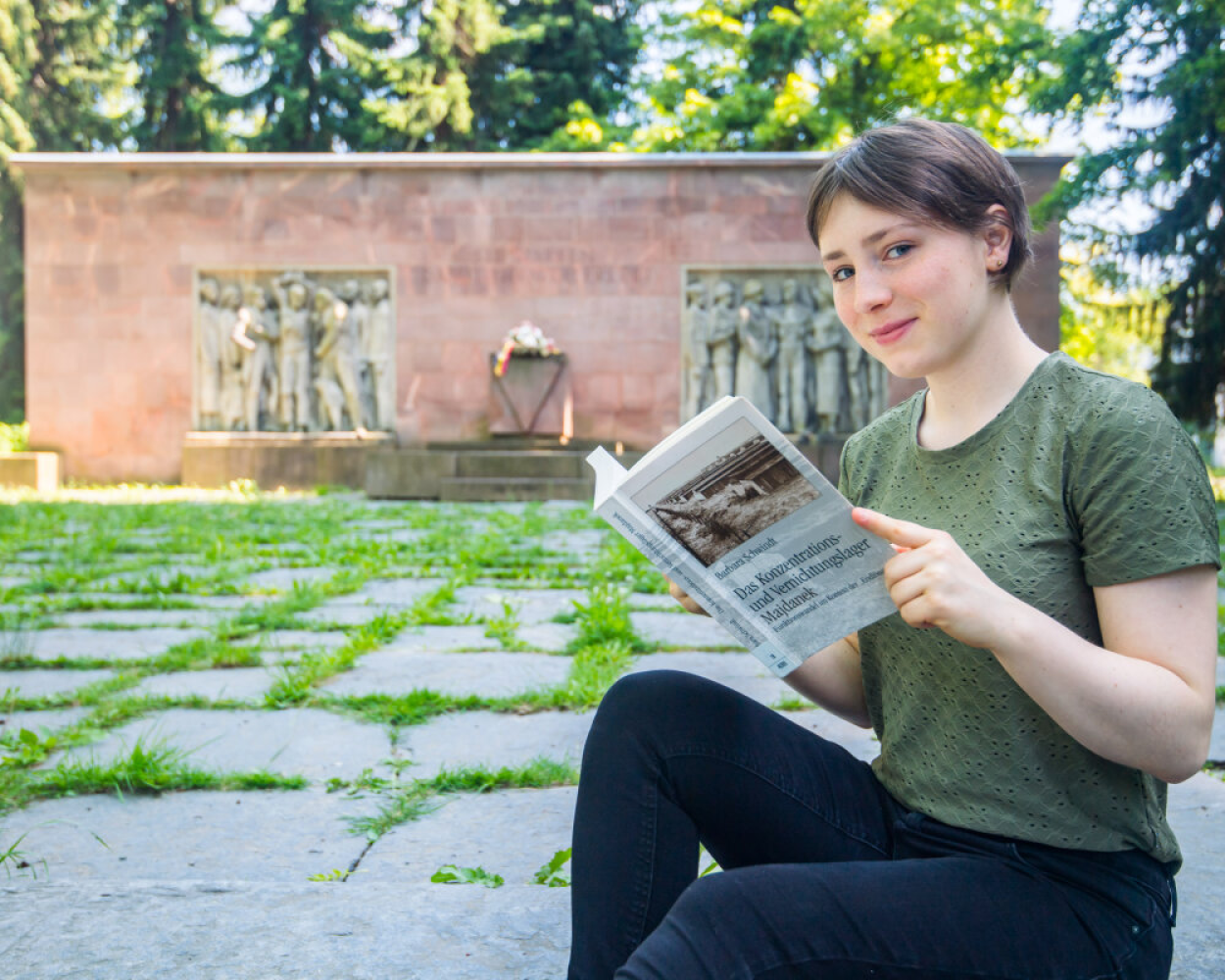 Im September startet Luisa Frieden ihren Freiwilligendienst in Polen - in der Gedenkstätte des früheren Konzentrations- und Vernichtungslagers Lublin-Majdanek.