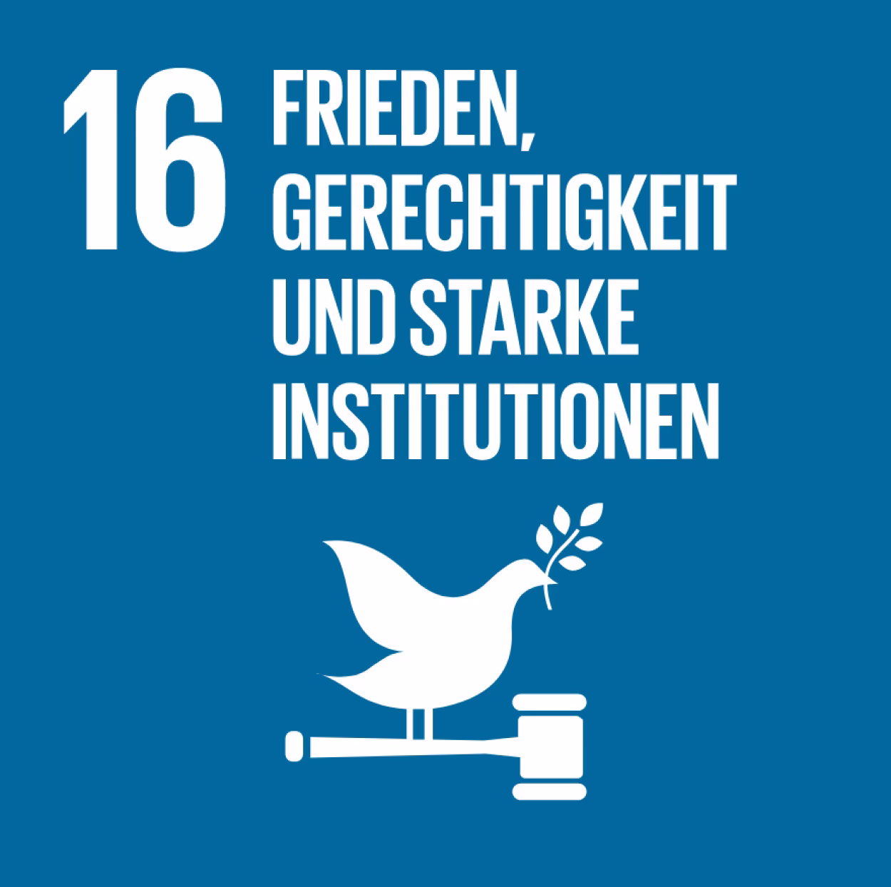 Frieden, Gerechtigkeit und starke Institutionen