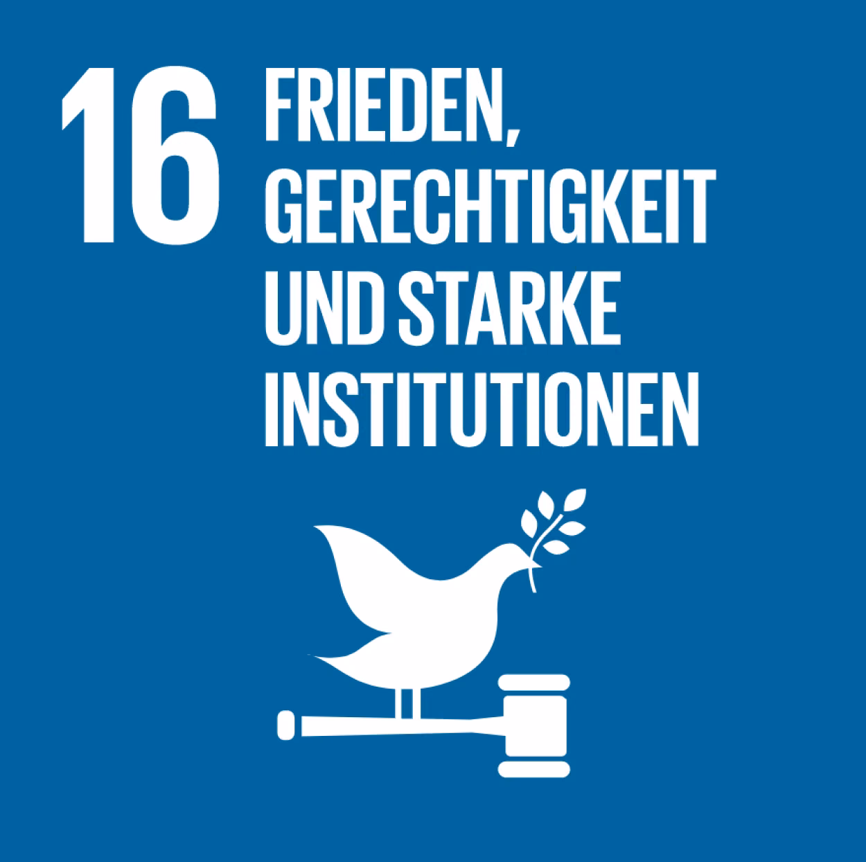 Frieden, Gerechtigkeit und starke Institutionen