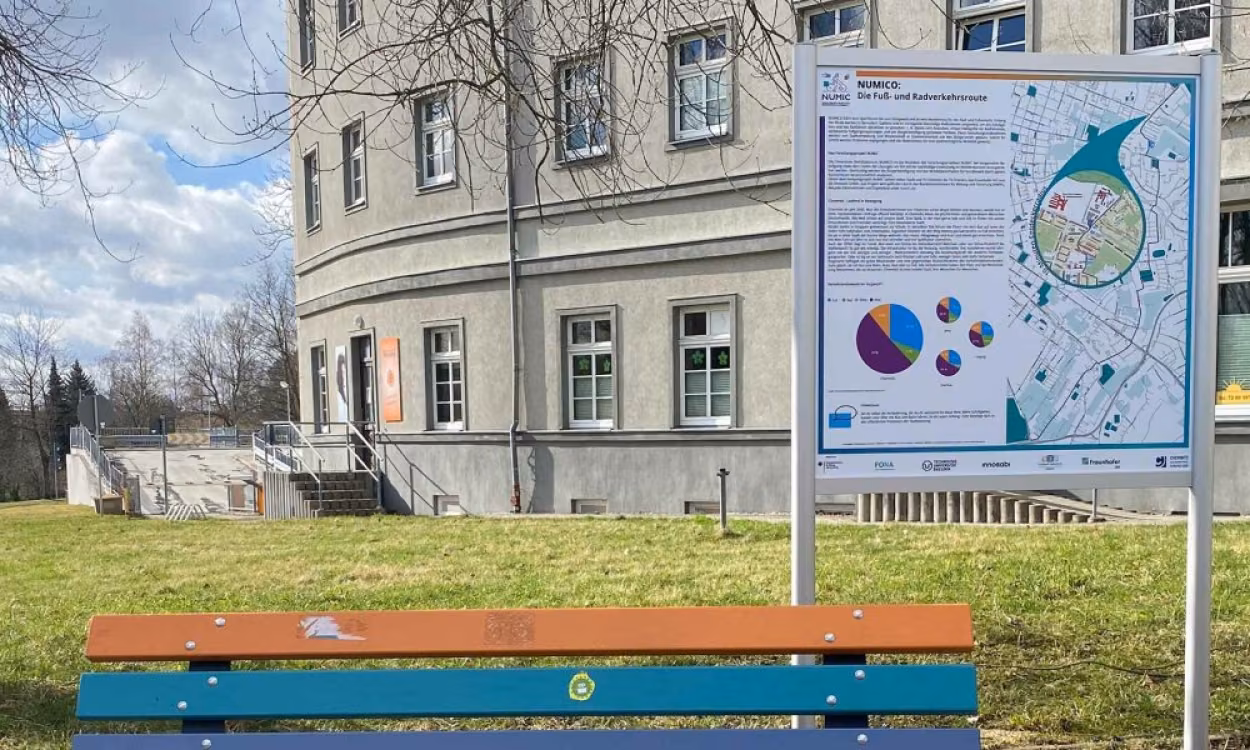 Wissen to go gibt es auf 3 Infotafeln an wichtigen Wegstellen der Strecke.