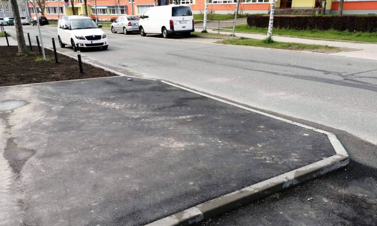 Der Seitenraum der Fürstenstraße wurde umgebaut.
